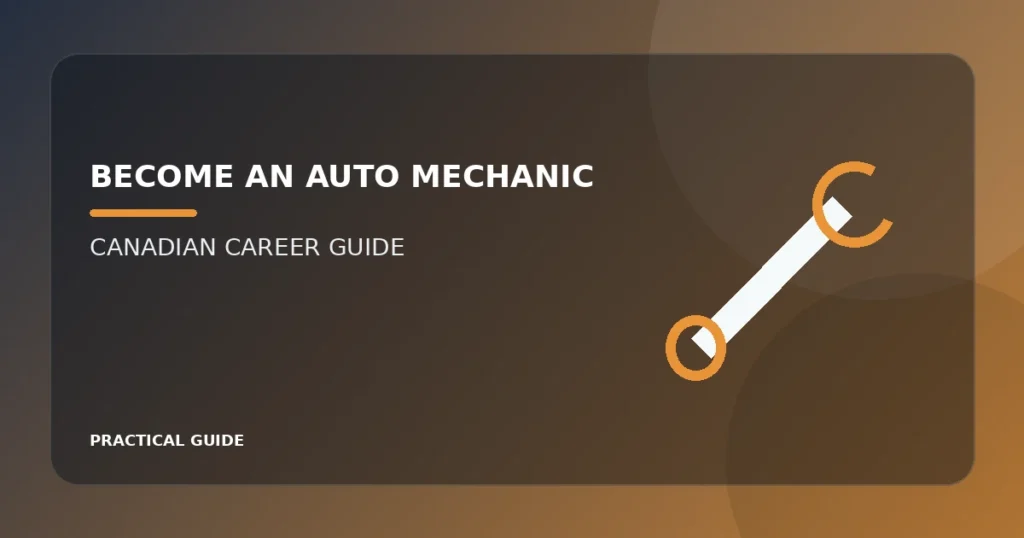 how to become a automotive mechanic Canadian apprenticeship guide